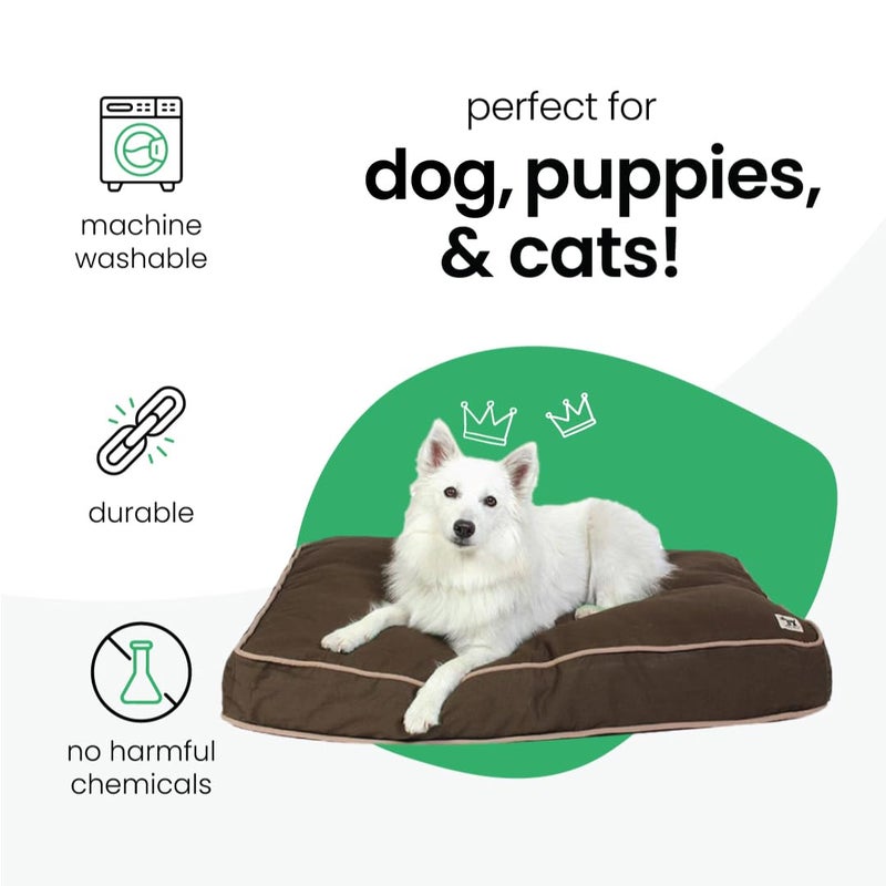 Molly Mutt Small Dog Bed Cover - Landslide Print - Measures 22"X27"X5"- 100% Cotton - Durable - Breathable - Sustainable - Machine Washable Dog Bed Cover - Image 3